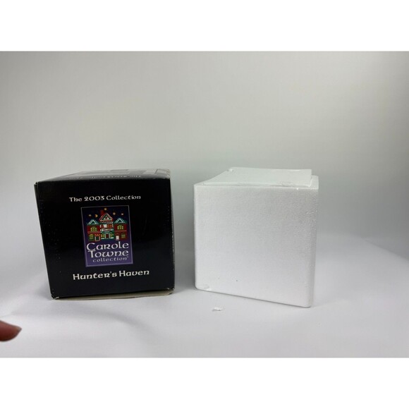 2003 LEMAX CAROLE TOWNE HUNTER'S HAVEN LIGHTED With Box - Picture 4 of 10